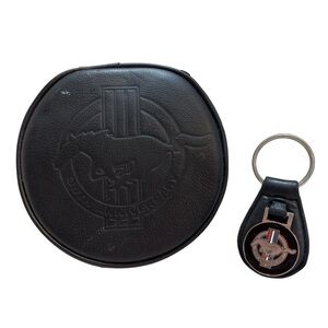 Vintage 1999 35th Anniversary Edition Ford Mustang CD‎ case & Keychain